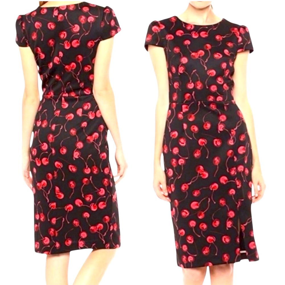 BETSY JOHNSON CHERRY PRINT DRESS - Picture 5 of 8